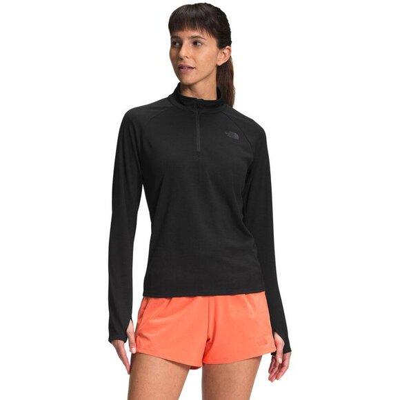 THE NORTH FACE WANDER 1/4 QUARTER ZIP PULLOVER BLACK SZ L - Picture 2 of 8